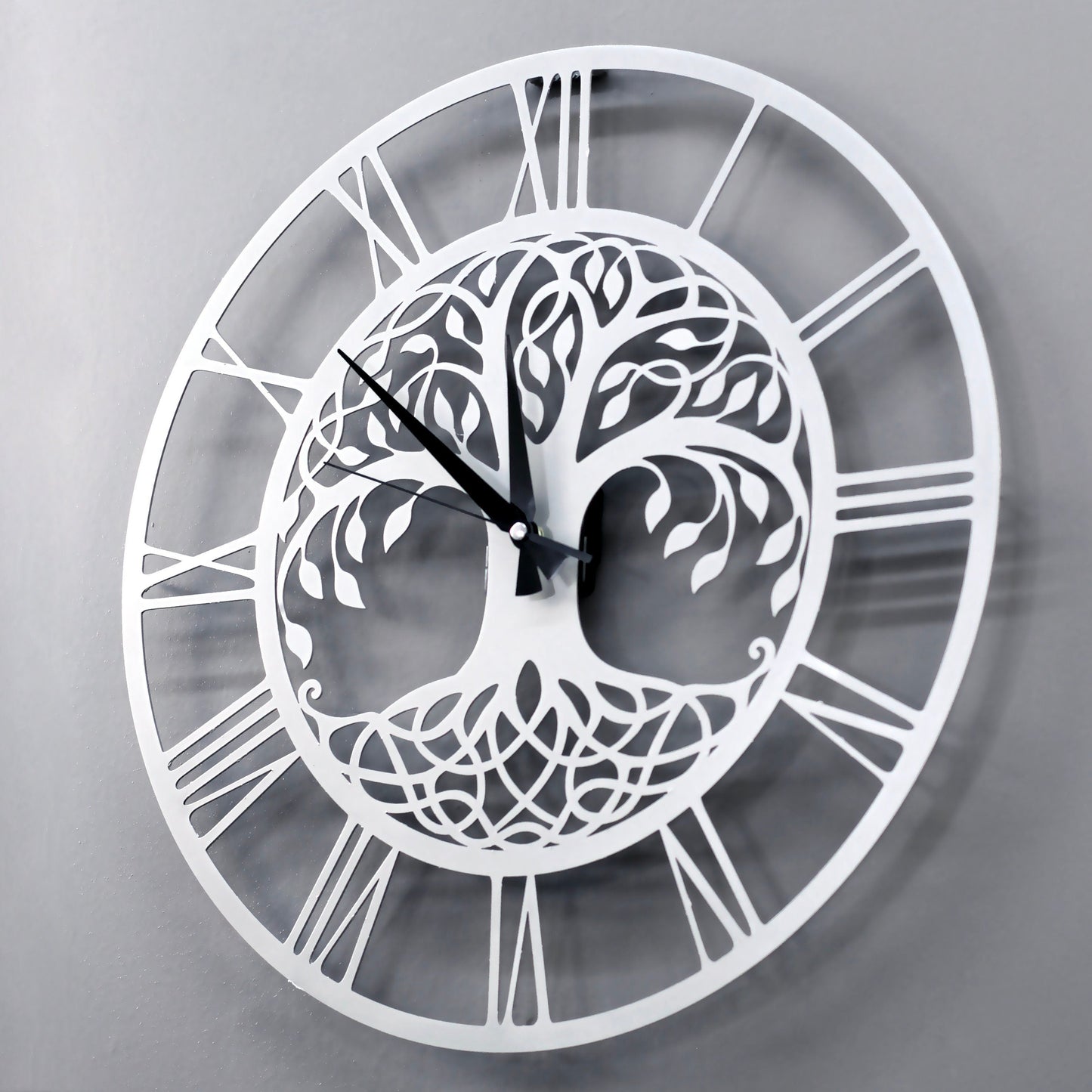 Tree of Life Wall Clock Metal Clock Wall Decor