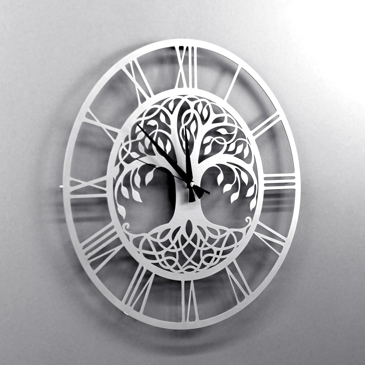 Tree of Life Wall Clock Metal Clock Wall Decor