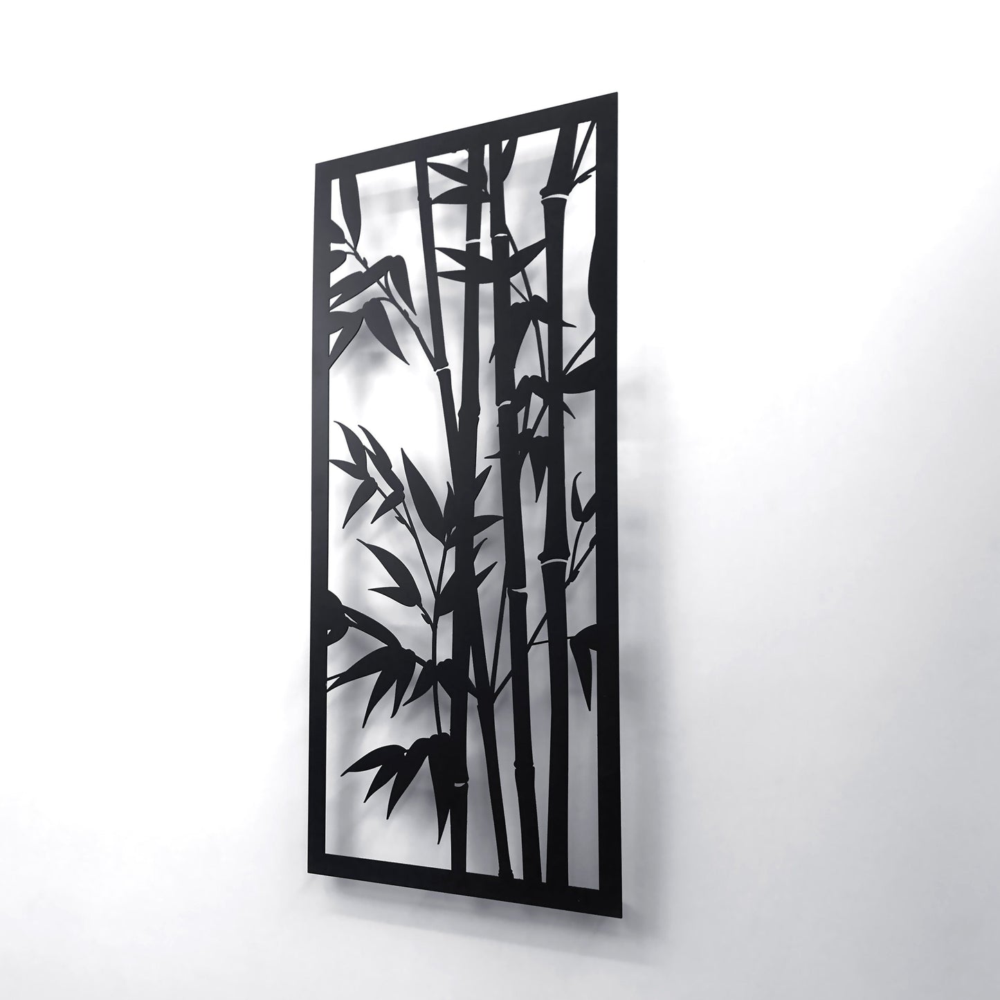 Bamboo Wall Art - Bamboo Trees Metal Wall Hanging Decor