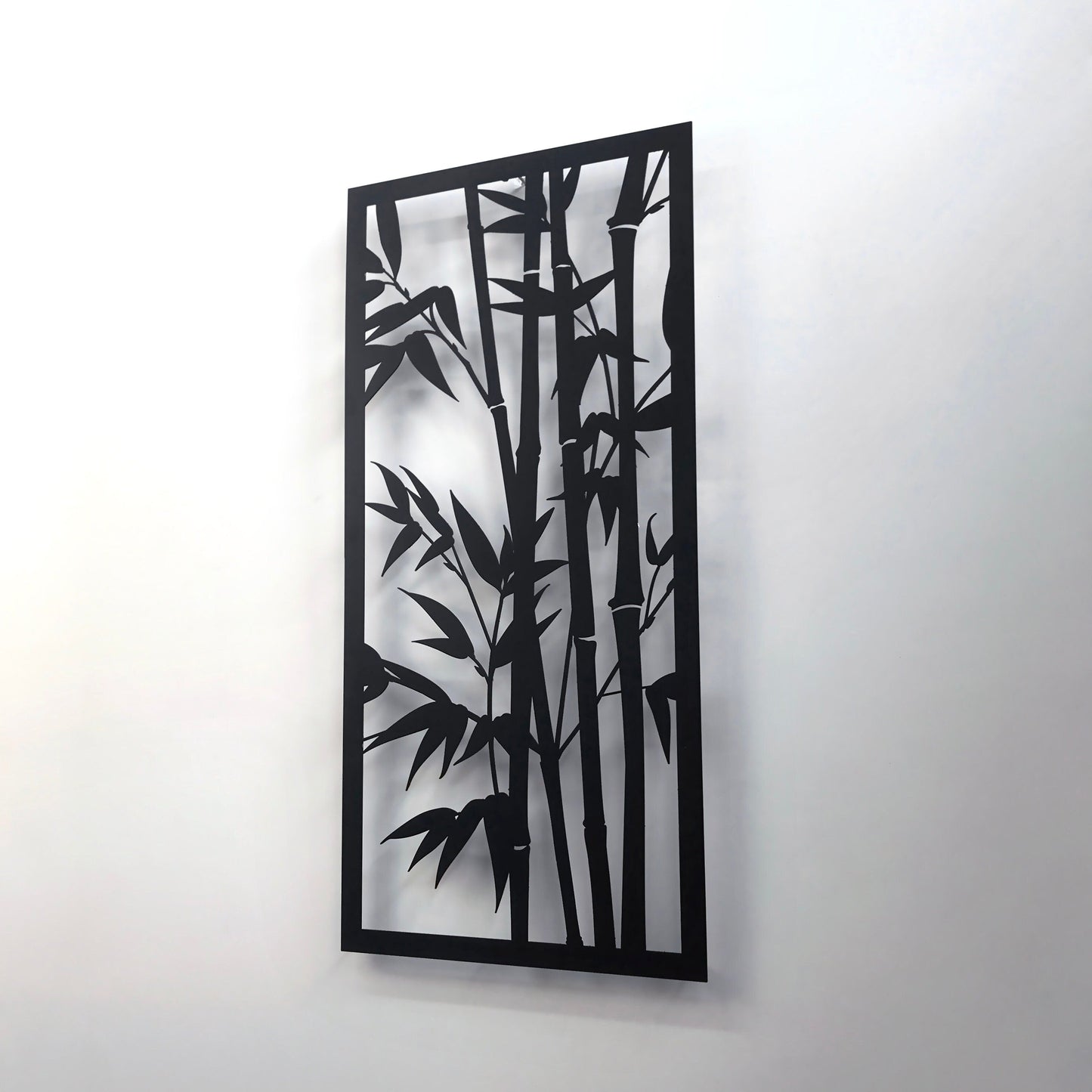 Bamboo Wall Art - Bamboo Trees Metal Wall Hanging Decor