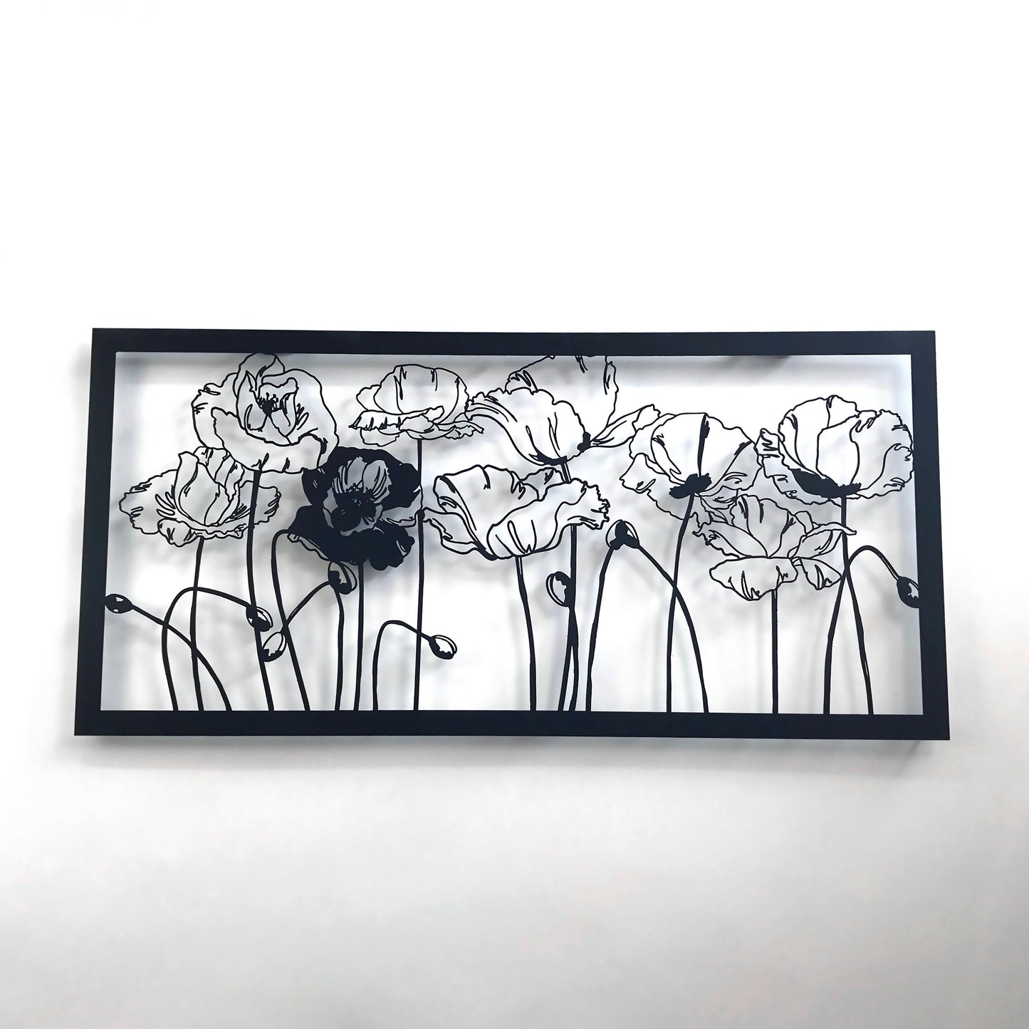 Poppies Wall Art -Metal Wall Decor