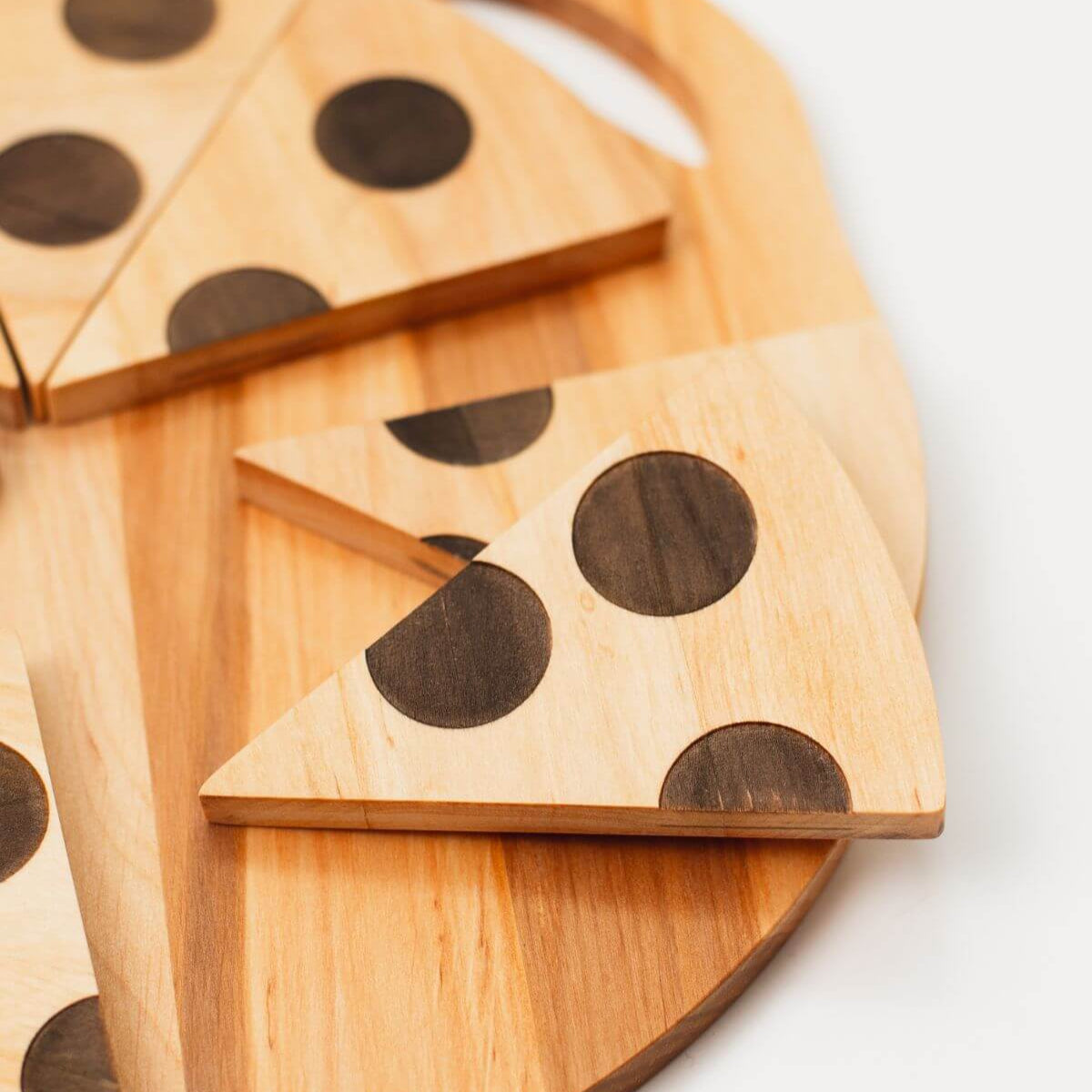 Wooden pizza toy