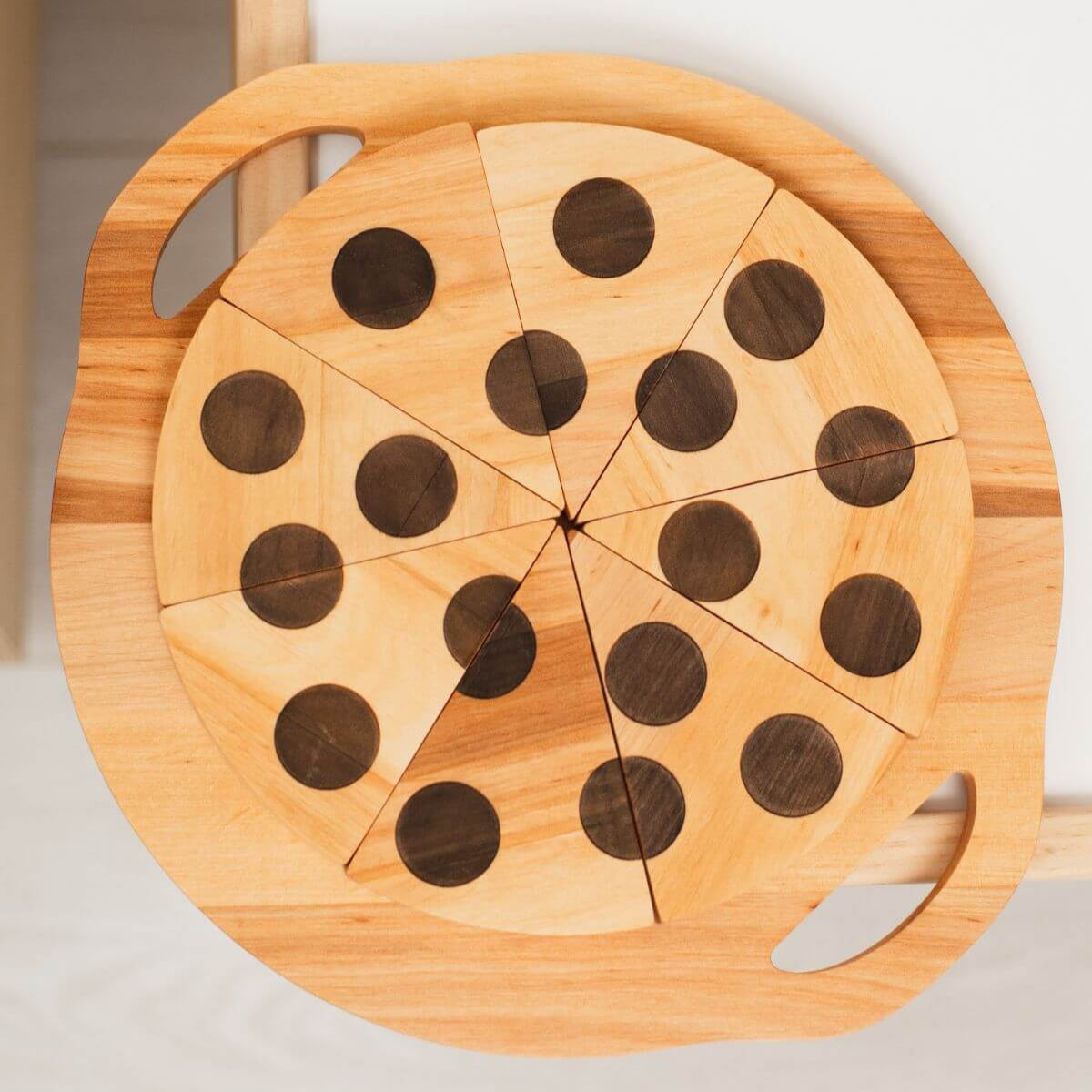 Wooden pizza toy