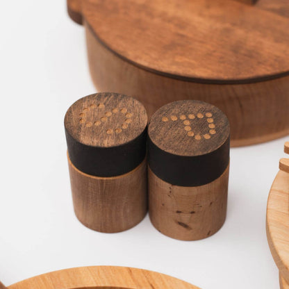 Wooden Play Kitchen Dishes