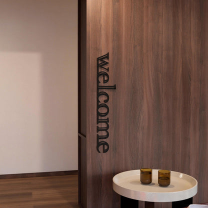 Welcome Sign For Wall - Metal Wall Art