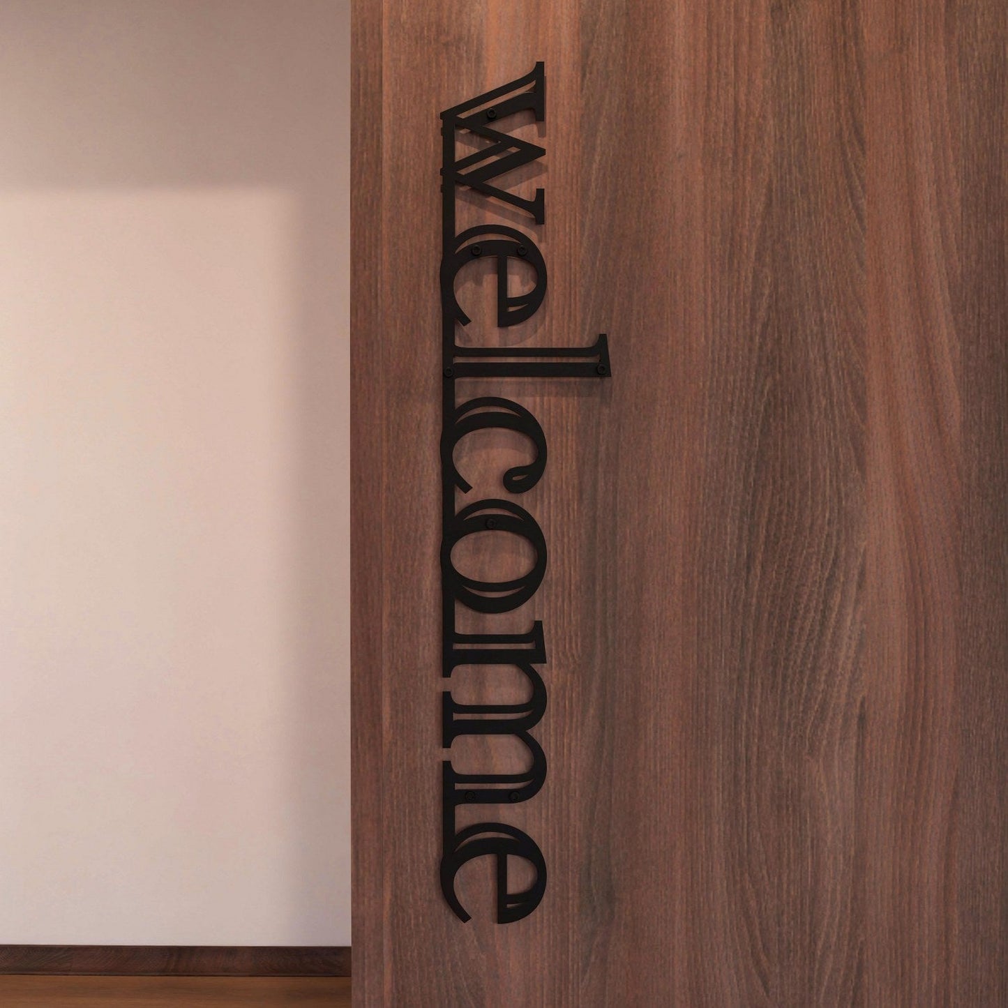 Welcome Sign For Wall - Metal Wall Art