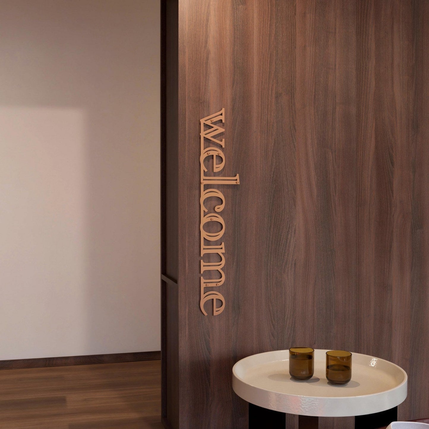 Welcome Sign For Wall - Metal Wall Art