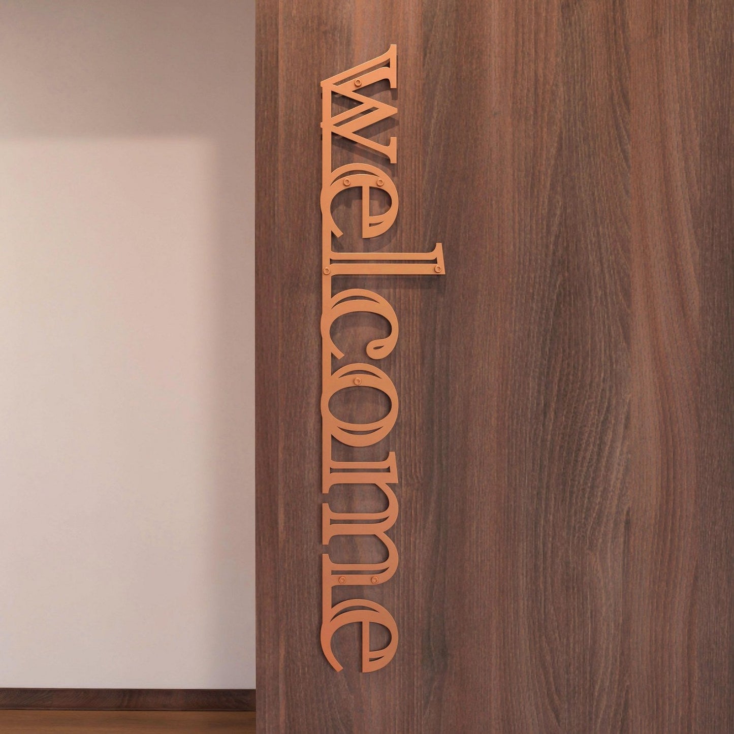 Welcome Sign For Wall - Metal Wall Art