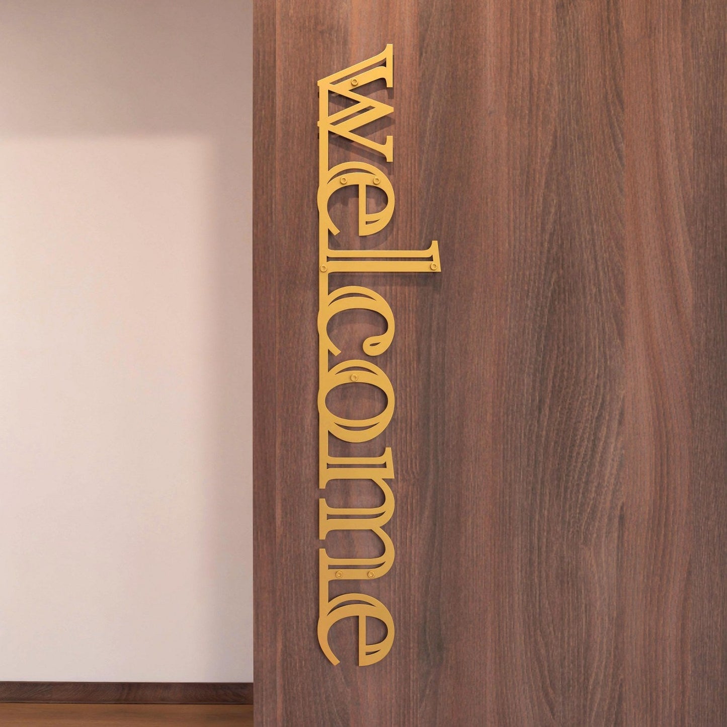 Welcome Sign For Wall - Metal Wall Art